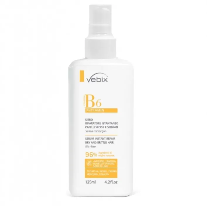 Vebix Phytamin B6 Siero Riparatore Istantaneo Capelli Secchi 125 ml