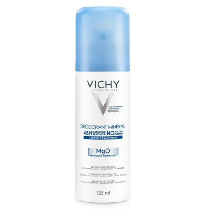 Vichy Deodorante Mineral Aerosol Pelle Sensibile o Depilata 125 ml