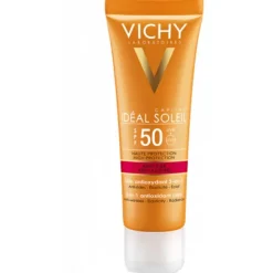 Vichy Ideal Soleil Solare Crema Viso Anti Eta' SPF 50 50 ml