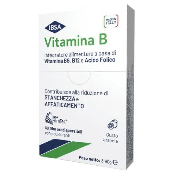 Vitamina B Ibsa 30 film orodispersibili - Integratore Alimentare
