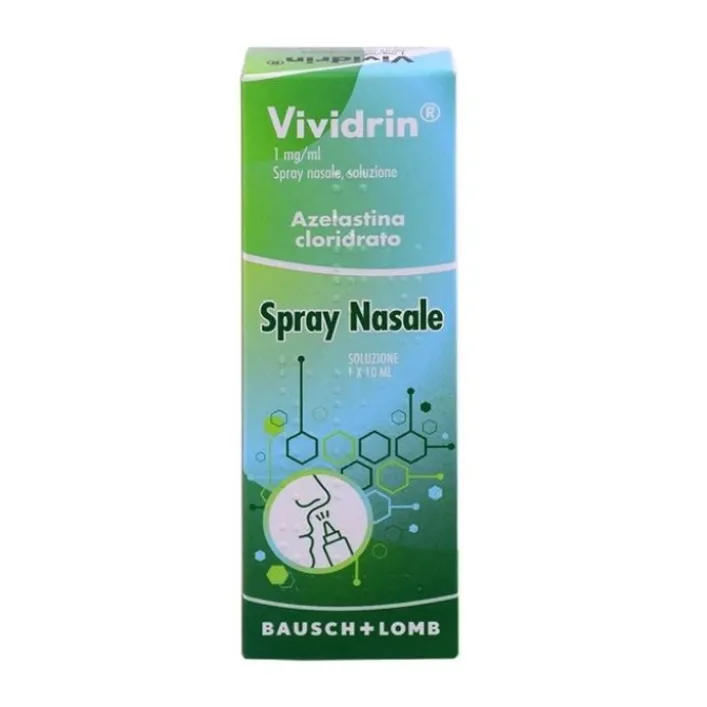 Vividrin Azelastina Cloridrato Spray Nasale 10 ml