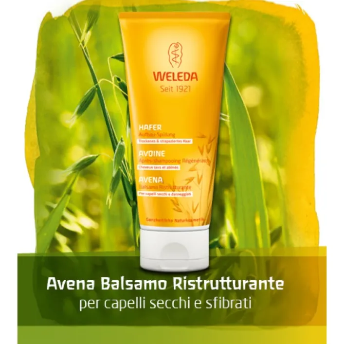 Weleda Avena Balsamo Ristrutturante Capelli Secchi e Danneggiati 200 ml