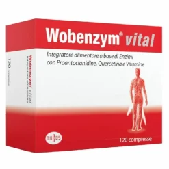 Wobenzym Vital 120 Compresse - Integratore Benessere Apparato Muscolo-Scheletrico