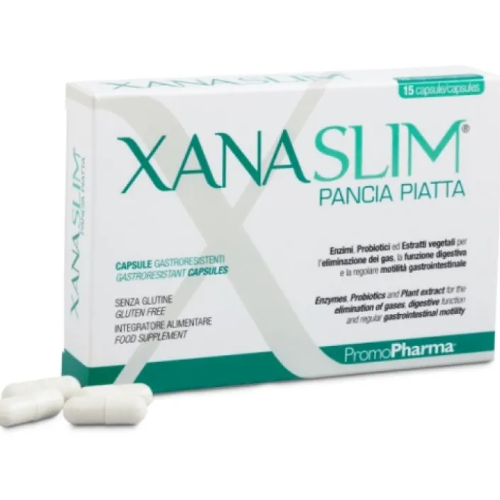 Xanaslim Pancia Piatta 15 Capsule PromoPharma - Integratore Alimentare