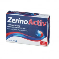 Zerinoactiv Influenza e Raffreddore 200 mg+30 mg 20 Compresse