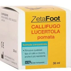 Zeta Footing Callifugo Lucertola Pomata per Rimozione Calli 30 ml