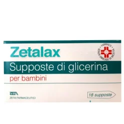 Zetalax Bambini 1375 mg Glicerolo Stitichezza 18 Supposte