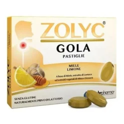 Zolyc Gola 24 Pastiglie Gusto Limone e Miele