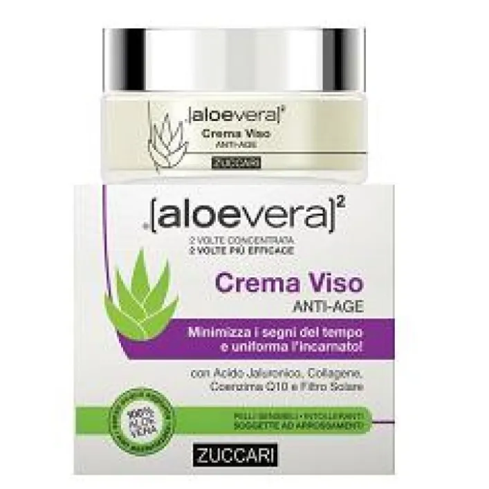 Zuccari AloeVera2 Crema Viso Antiage 50 ml