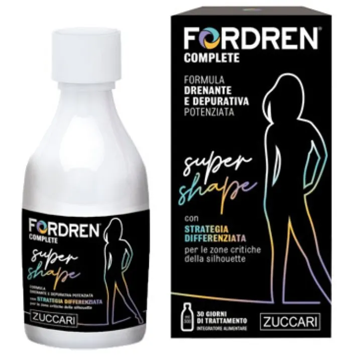 Zuccari Fordren Complete Super Shape 300 ml - Integratore Drenante Depurativo